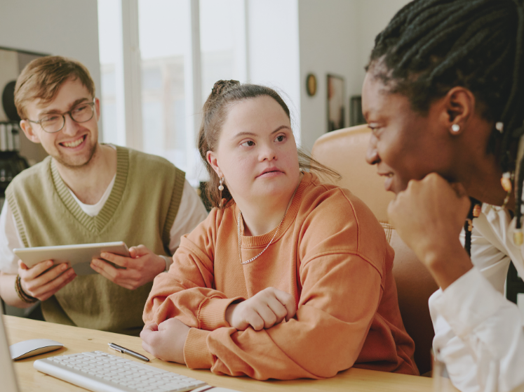 APD image of persons with disabilities receiving service
